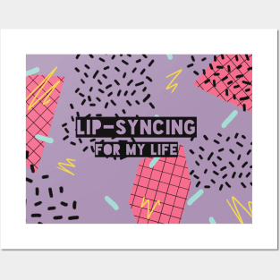 Lip-syncing For My Life (purple) Vol 1 Posters and Art